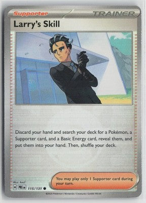 Larry's Skill - (Poke Ball Pattern) Common SV: Prismatic Evolutions 115/131 NM