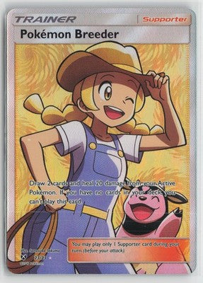 Pokemon Breeder (Full Art) Ultra Rare Shining Legends 73/73 NM