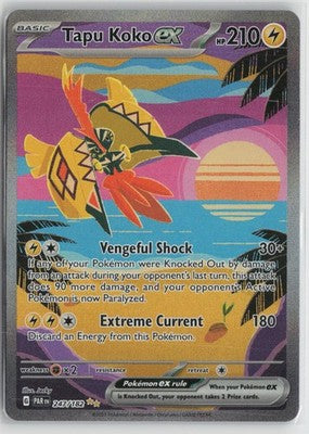 Tapu Koko ex 247/182 Special Illustration Rare Paradox Rift Pokemon NM