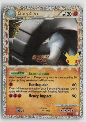Donphan 107/123 Classic Collection Celebrations: Classic Collection Pokemon NM