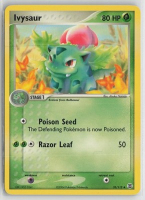 Ivysaur 35/112 Uncommon FireRed & LeafGreen Pokemon NM