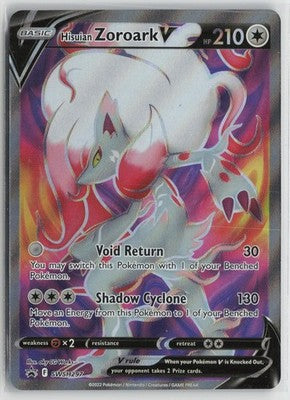 Hisuian Zoroark V SWSH297 Promo SWSH Black Star Pokemon NM
