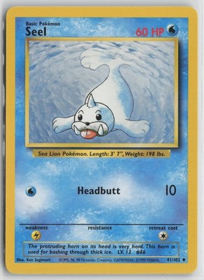 Seel Uncommon Base Set 041/102 NM