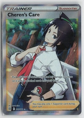 Cheren's Care 168/172 Ultra Rare Brilliant Stars Pokemon NM