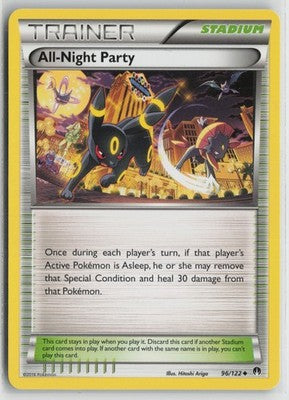 All-Night Party 96/122 Uncommon BREAKpoint Pokemon NM