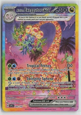 Alolan Exeggutor ex Special Illustration Rare SV08: Surging Sparks 242/191 NM