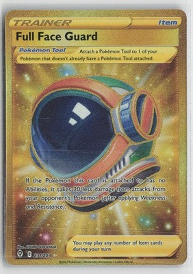 Full Face Guard 231/203 Secret Rare Evolving Skies Pokemon NM