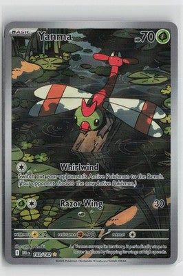 Yanma 183/182 Illustration Rare Destined Rivals Pokemon NM