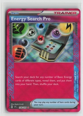 Energy Search Pro 176/191 ACE SPEC Rare Surging Sparks Pokemon NM