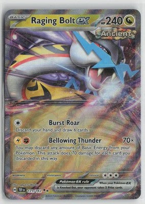 Raging Bolt ex 123/162 Double Rare Temporal Forces Pokemon NM