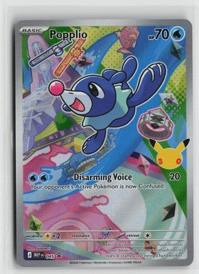 Popplio 045 Holo Promo ME: Mega Evolution Promo Pokemon NM