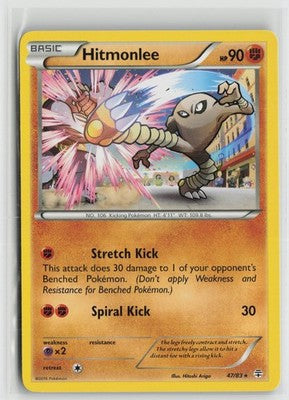Hitmonlee 47/83 Rare Generations Pokemon NM