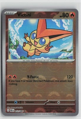 Victini 012/086 Poke Ball Holo Rare Black Bolt Pokemon NM
