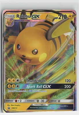 Raichu GX Promo SM Promos SM213 NM