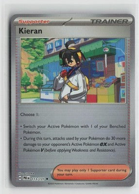 Poke Ball Kieran 113/131 Prismatic Evolutions Pokemon NM