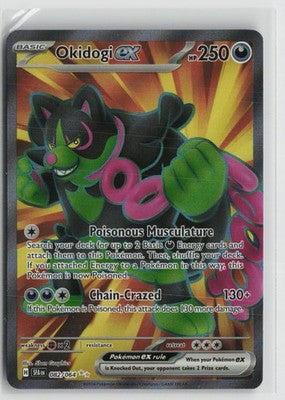 Okidogi ex 082/064 Ultra Rare Shrouded Fable Pokemon NM