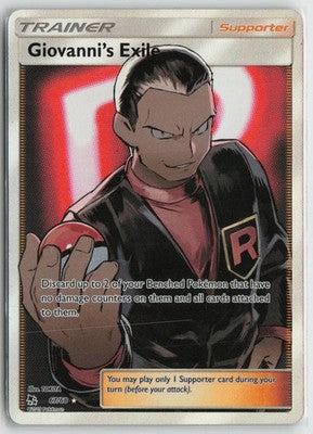 Giovanni's Exile 67/68 Ultra Rare Hidden Fates Pokemon NM
