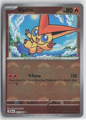 Victini (Poke Ball Pattern) Rare SV: Black Bolt 012/086 NM