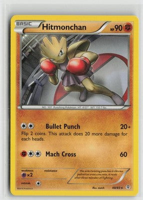 Hitmonchan 48/83 Rare Generations Pokemon NM