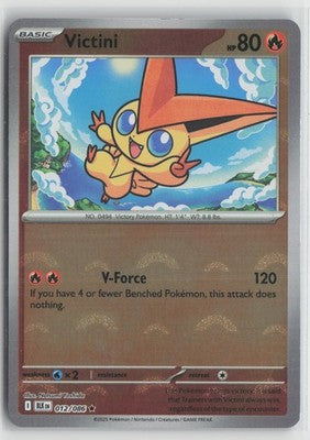 Victini (Poke Ball Pattern) Rare SV: Black Bolt 012/086 NM