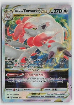 Hisuian Zoroark VSTAR SWSH298 Holo Promo Sword & Shield Promo Pokemon NM