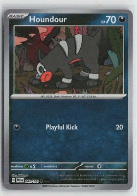 Houndour 062/131 Poke Ball Prismatic Evolutions Pokemon NM