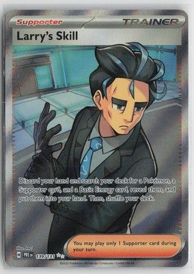Larry's Skill 139/131 Ultra Rare Prismatic Evolutions Pokemon NM