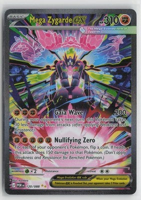 Mega Zygarde ex 120/088 Holo Special Illustration Rare Perfect Order Pokemon NM