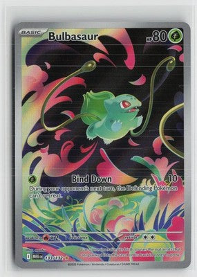 Bulbasaur 133/132 Illustration Rare Mega Evolution Pokemon NM