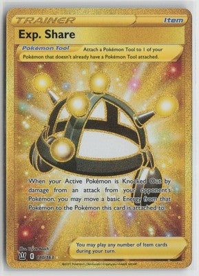 Exp. Share 180/163 Secret Rare Battle Styles Pokemon NM