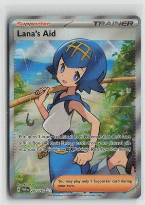 Lana's Aid 207/167 Ultra Rare Twilight Masquerade Pokemon NM