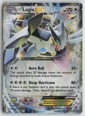 Lugia EX 68/98 Holo EX Rare Ancient Origins Pokemon NM