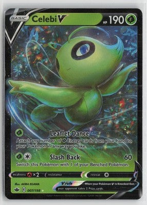 Celebi V 007/198 Holo V Rare Chilling Reign Pokemon NM