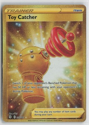 Toy Catcher 233/203 Secret Rare Evolving Skies Pokemon NM