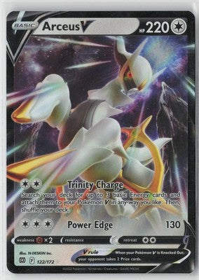 Arceus V Ultra Rare Prize Pack Series Cards 122/172 NM