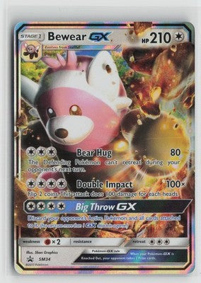 Bewear GX - Promo SM Promos SM34 NM