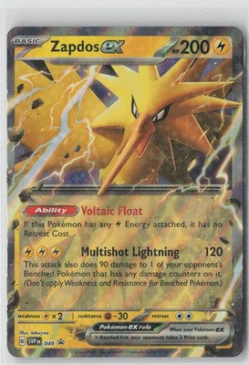 Zapdos ex - Promo SV: Scarlet & Violet Promo Cards 049 NM