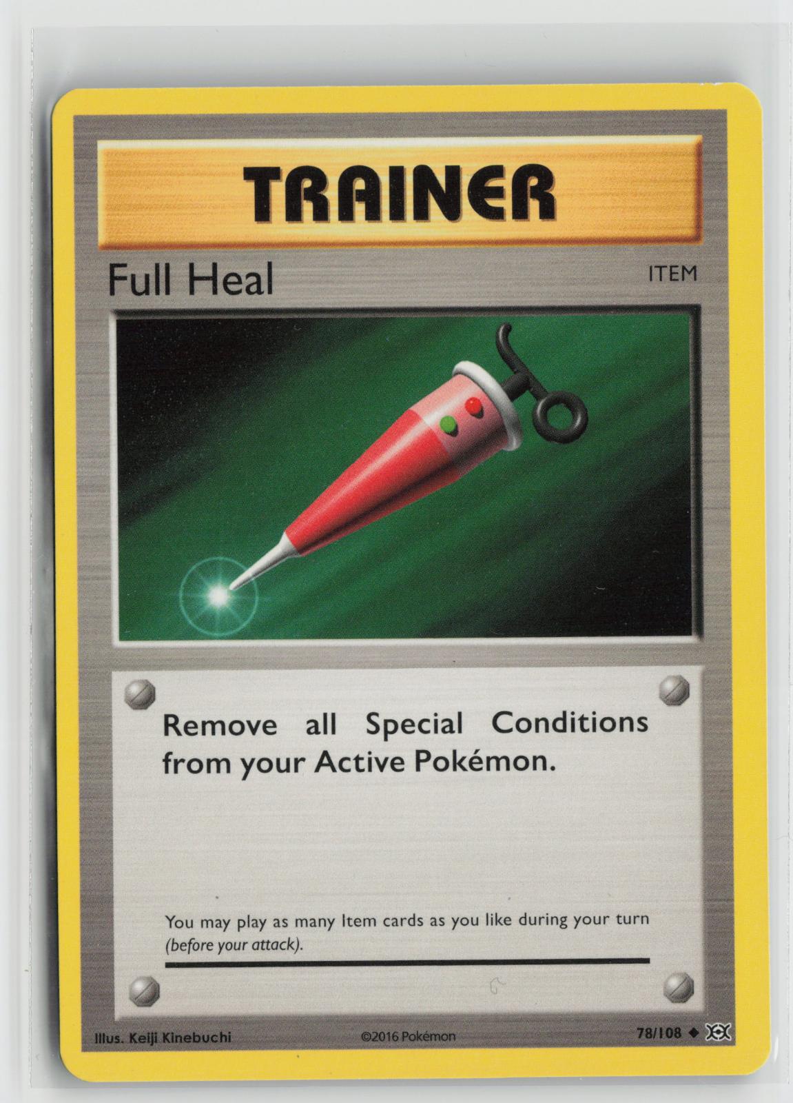 Full Heal 78/108 Uncommon Evolutions Pokemon NM