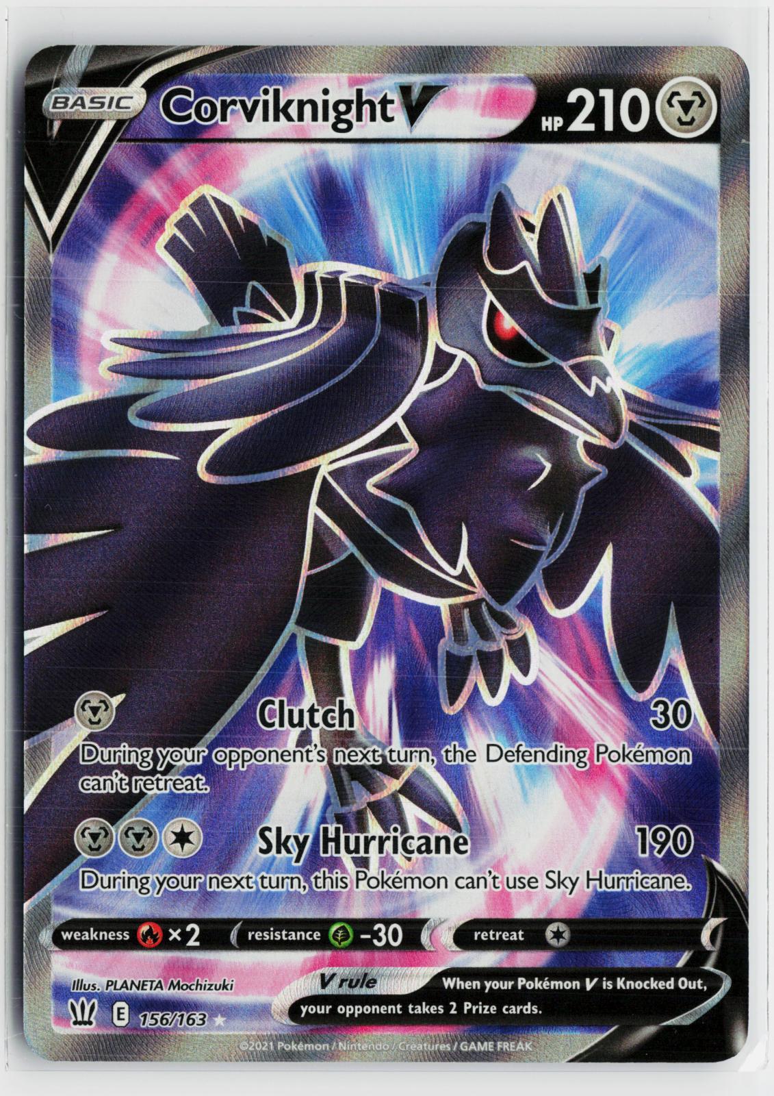 Corviknight V 156/163 Battle Styles NM UR Holo Pokemon