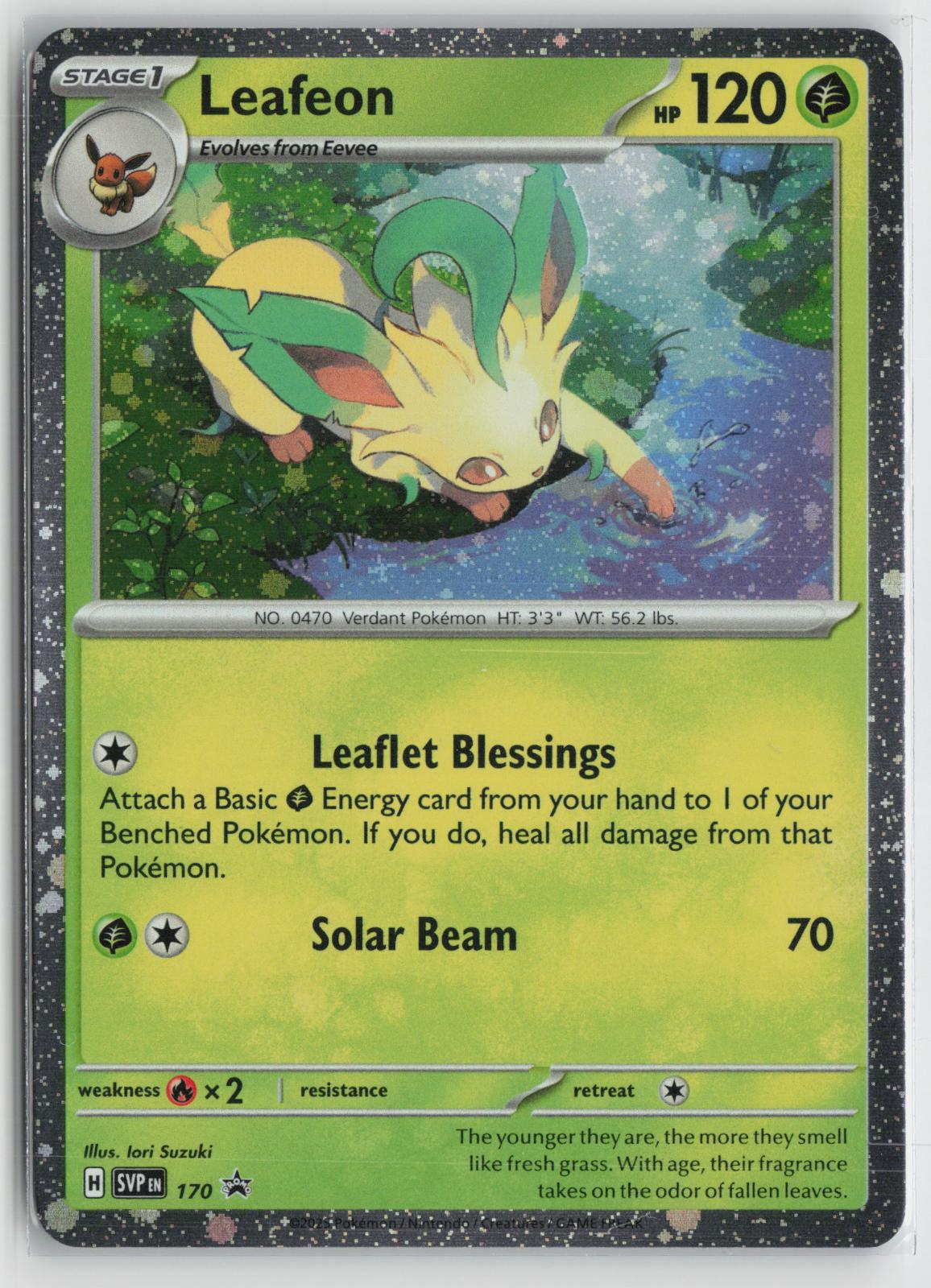 Leafeon (Cosmos Holo) 170 Holo Promo Scarlet & Violet Promo Pokemon NM