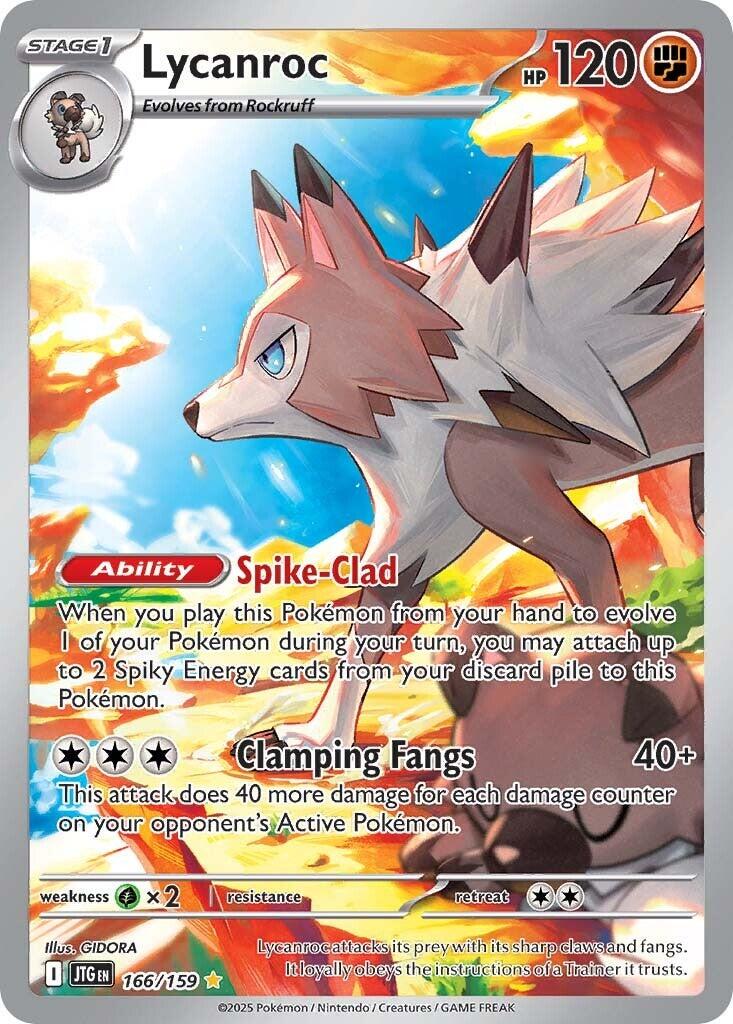 Lycanroc 166/159 Journey Together NM IR Holo Pokemon
