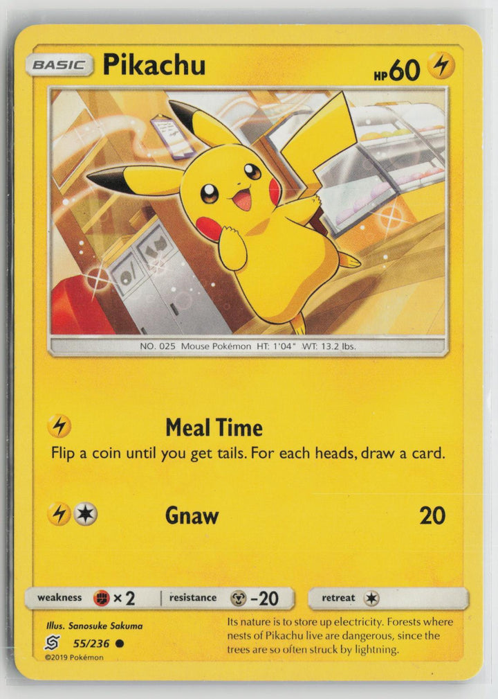Pikachu 55/236 Unified Minds NM C Pokemon0