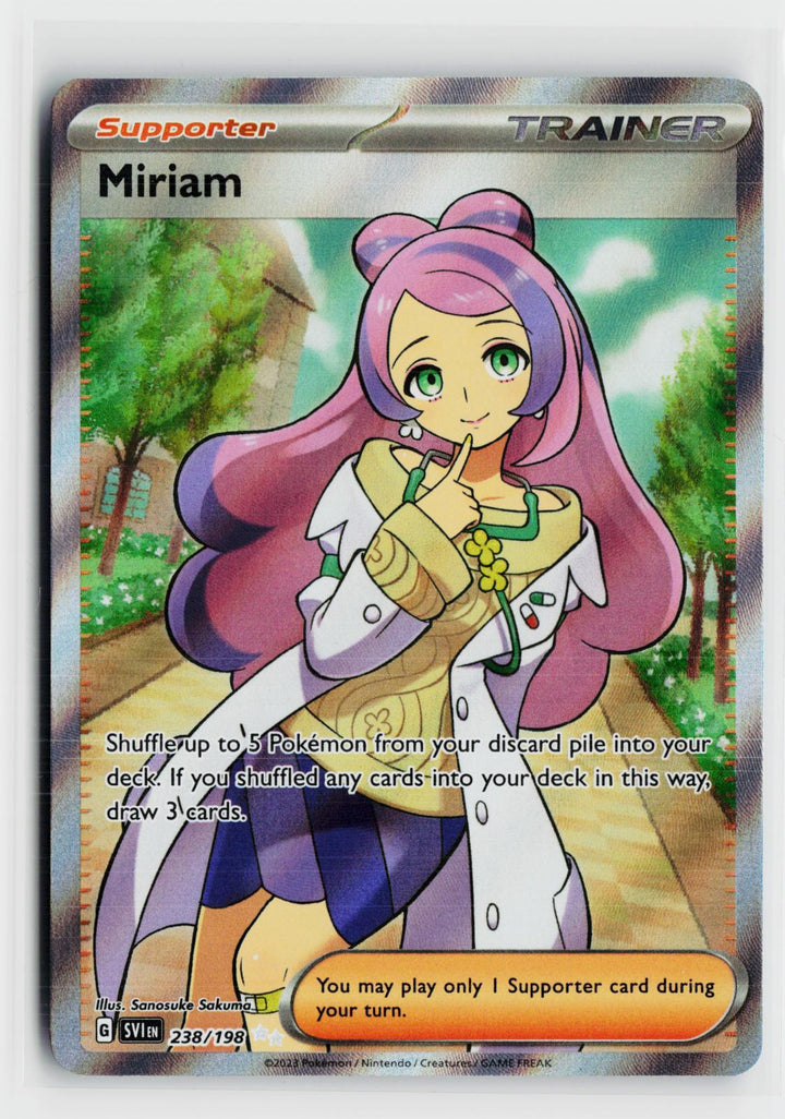 Miriam 238/198 Scarlet & Violet NM UR Holo Pokemon0