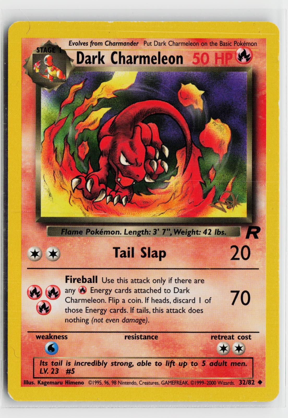 Dark Charmeleon [W Stamped] 32/82 WoTC Promo LP P Pokemon