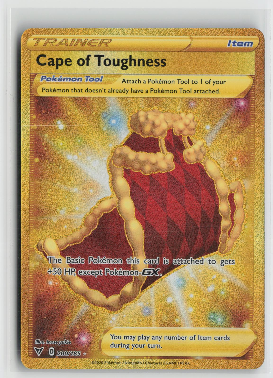 Cape of Toughness 200/185 Secret Rare Vivid Voltage Pokemon NM