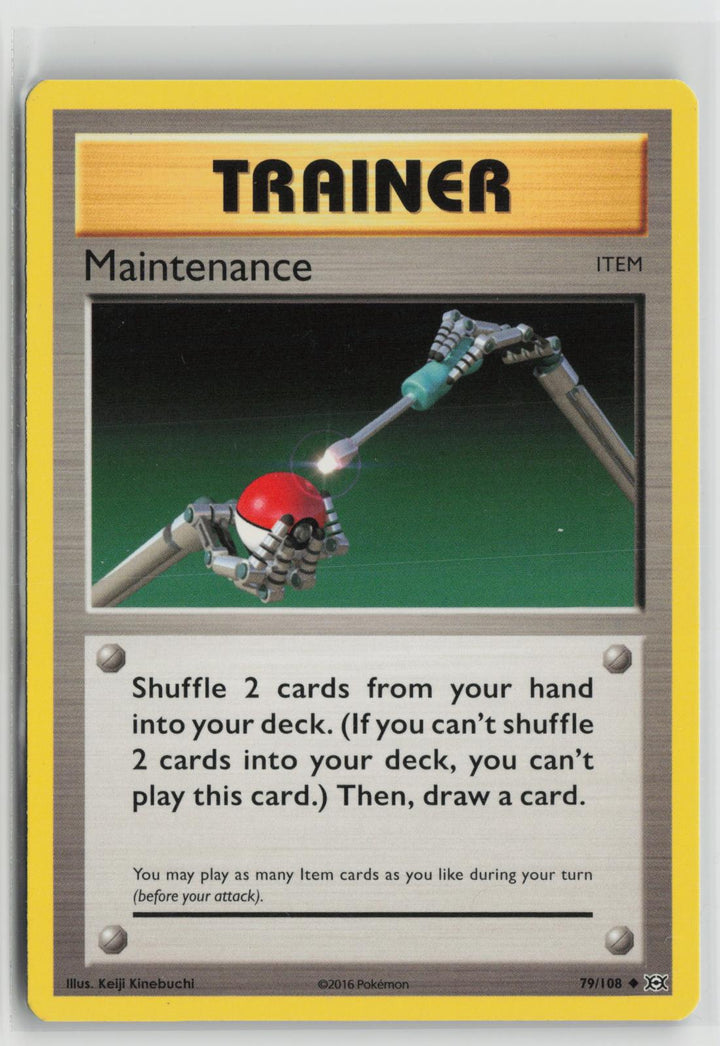 Maintenance 79/108 Uncommon Evolutions Pokemon NM0