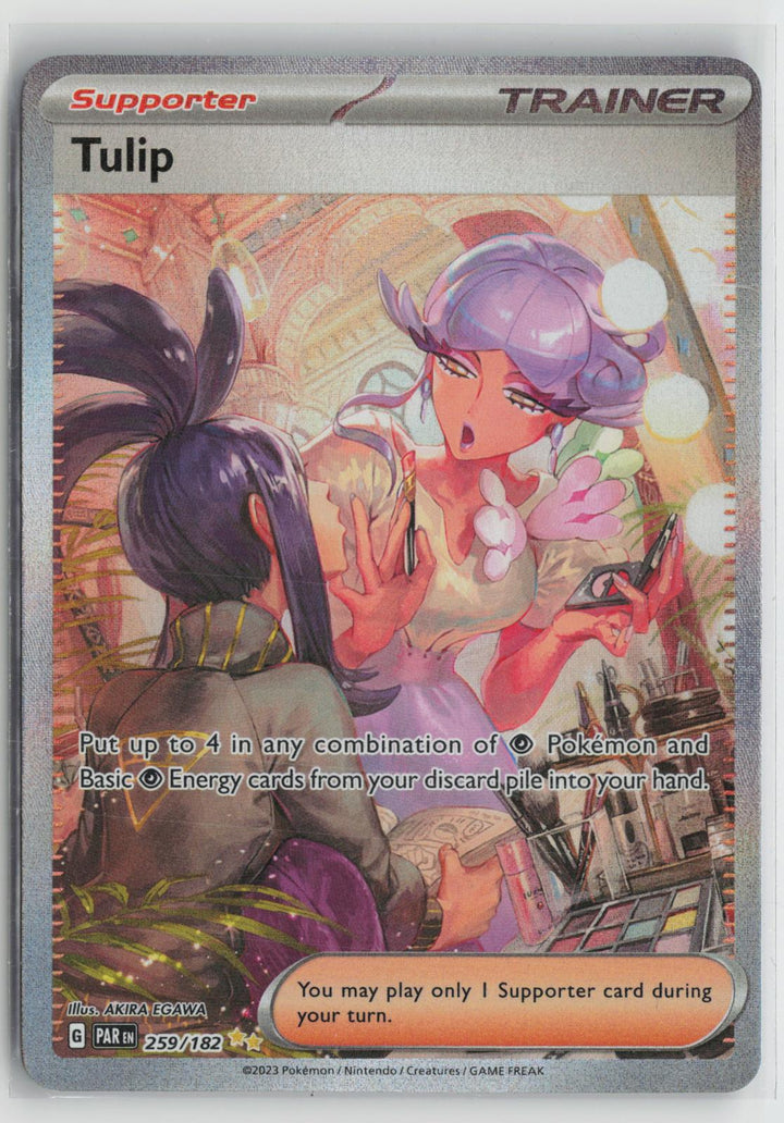 Tulip 259/182 Special Illustration Rare Paradox Rift Pokemon NM0