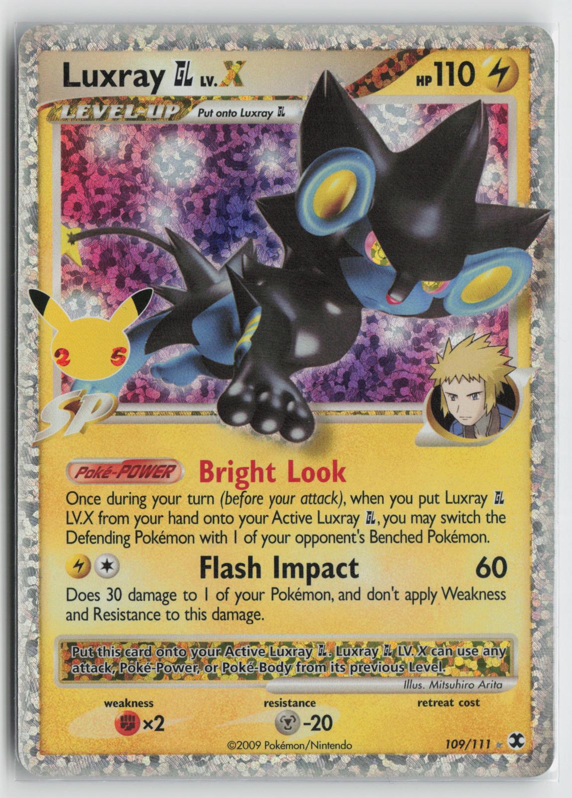 Luxray GL LV.X 109/111 Celebrations: Classic Collection NM Holo Pokemon