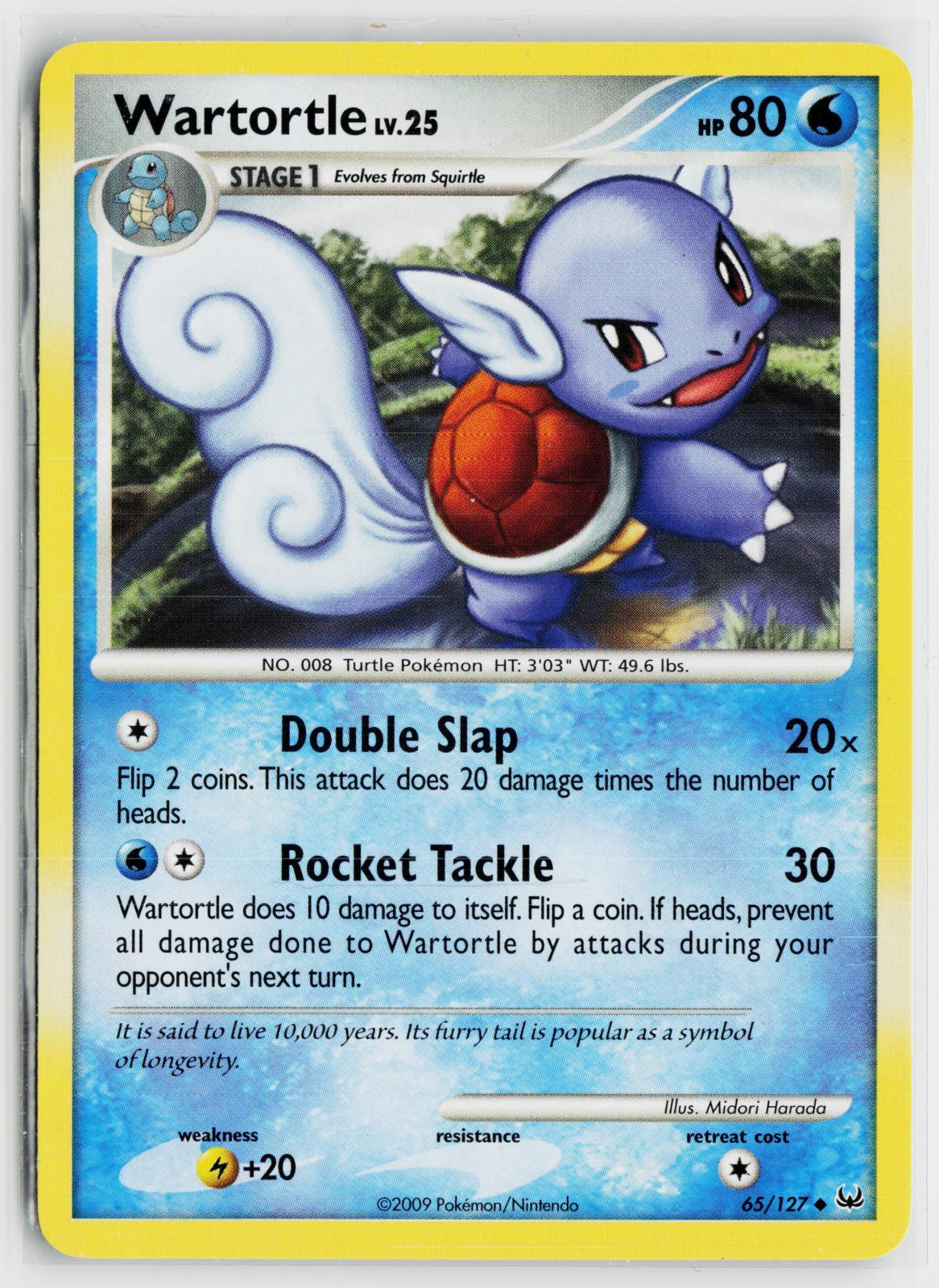 Wartortle 65/127 Platinum NM UC Pokemon