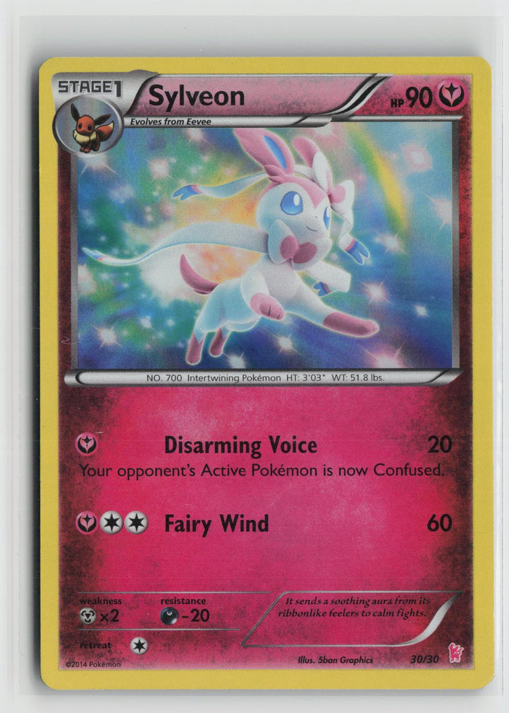 Sylveon (#30 30/30 XY Trainer Kit: Sylveon & Noivern NM Holo C Pokemon0